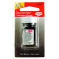 Testors Flat Black Hobby Paint 0.25 oz 1149C-2